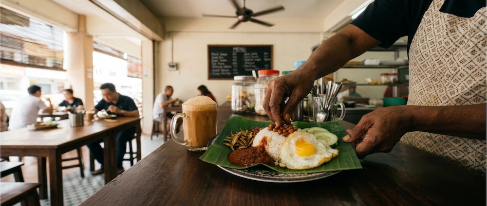 Kuala Lumpur, Malaysia &mdash; nasi lemak caf&eacute;