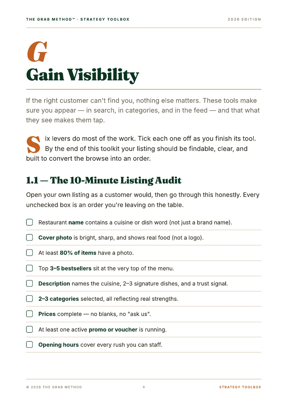 The Strategy Toolbox — preview, page 9